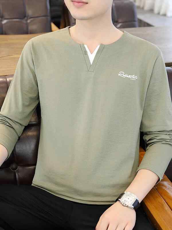 メンズ ファッション 服 男性用 オシャレ シンプル 大人 かっこいい ストリート 長袖 Tシャツ 薄手 セーター 服 アウター 通気性 日焼け防止 トップス インナーウェア レイヤリング
