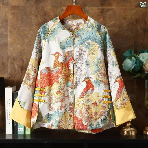 レディース ファッション 服 オシャレ カワイイ 女性用 シンプル 大人カワイイ 大きいサイズ 婦人服 スーツ ジャカード 鳳凰 牡丹 長袖 トップス ファッション ゆったり ティー ジャケット レディース ファッション 服 オシャレ カワイイ 女性用 シンプル 大人カワイイ 大きいサイズ 婦人服 スーツ ジャカード 鳳凰 牡丹 長袖 トップス ファッション ゆったり ティー ジャケット