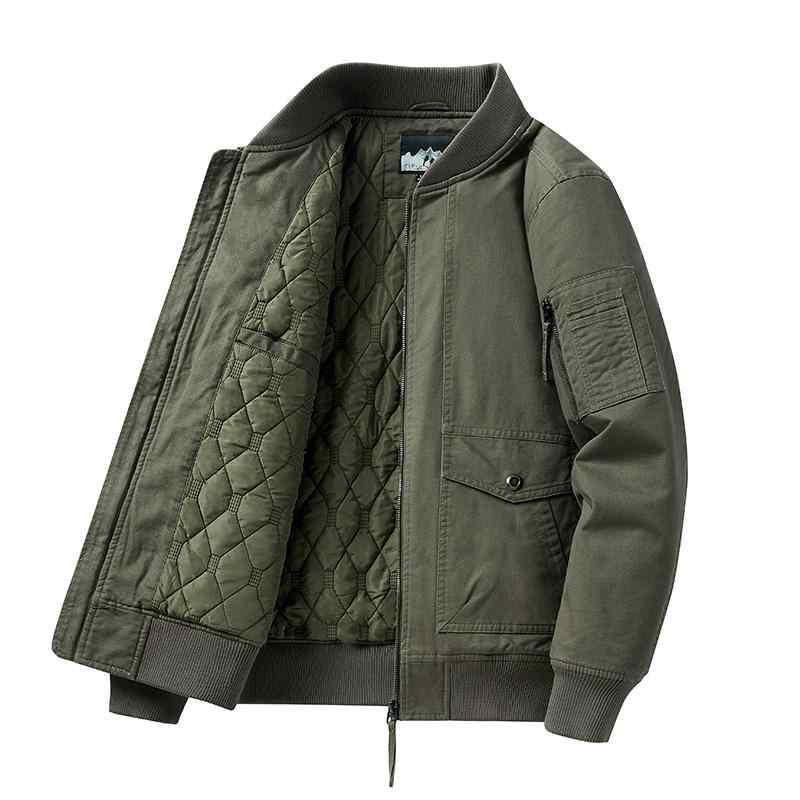 Rakuten - メンズ ファッション 服 男性用 オシャレ シンプル 大人 かっこいい ストリート ジャケット コットン コート ベースボール 綿 厚手 パイロット