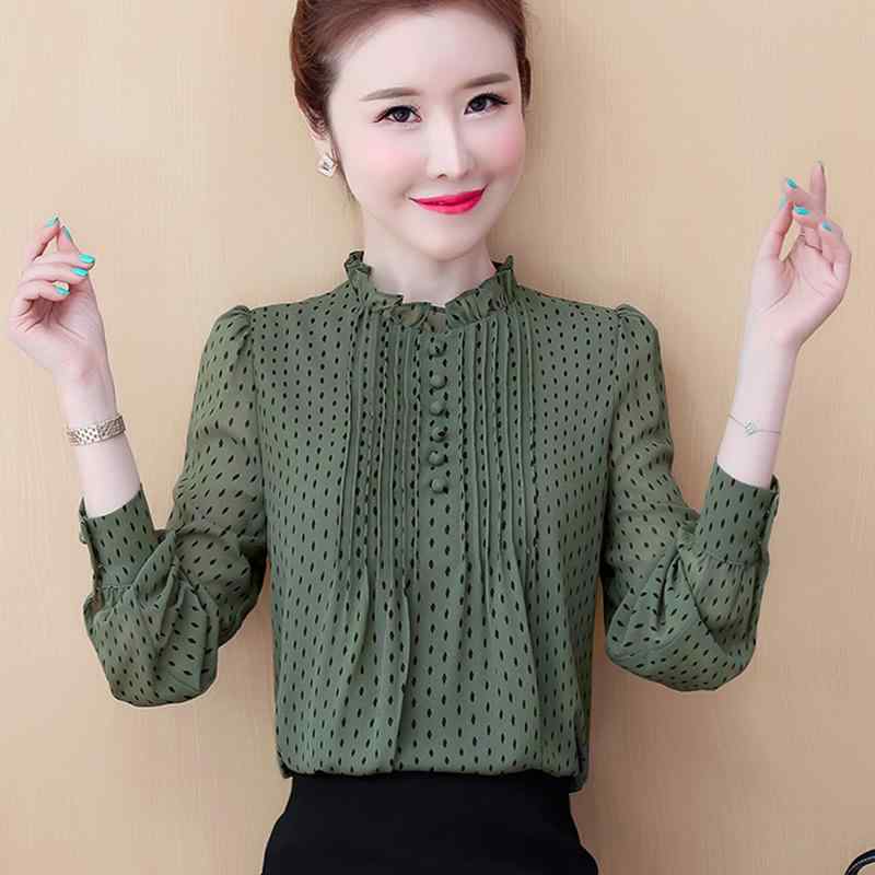 秋コーデ レディース ファッション コーデ 春 長袖 シフォン シャツ ハイエンド トップス レイヤリング シャツ