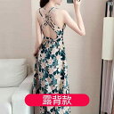 レディース ファッション 服 オシャレ カワイイ 女性用 シンプル 大人カワイイ 大きいサイズ 婦人服 シフォン 花柄 ワンピース ドレス 夏 スタイル 海辺 休暇 バカンス スリム ロング スカート