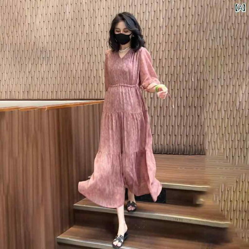 レディース ファッション 服 オシャレ カワイイ 女性用 シンプル 大人カワイイ 大きいサイズ 婦人服 ハイエンド Vネック テンセル ドレス 夏 レトロ ホリデー エレガント ロング スカート レディース ファッション 服 オシャレ カワイイ 女性用 シンプル 大人カワイイ 大きいサイズ 婦人服 ハイエンド Vネック テンセル ドレス 夏 レトロ ホリデー エレガント ロング スカート