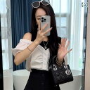 レディース ファッション 服 オシャレ カワイイ 女性用 シンプル 大人カワイイ 大きいサイズ 婦人服 夏 フェイク ツーピース オフショルダー 半袖 トップス ハイウエスト カジュアル ショート パンツ スカート スーツ 上下セット