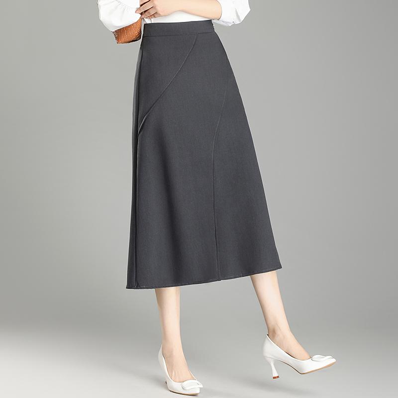 秋コーデ レディース ファッション 梨形 Aライン スカート 女性用 クロス 春 ハイエンド アンブレラ