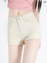 レディース ファッション 服 オシャレ カワイイ 女性用 シンプル 大人カワイイ 大きいサイズ 婦人服 スタイリッシュ ガール ハイウエスト ストレッチ スリムフィット ヒップ リフティング デニムショートパンツ 夏 スリム ロングレッグ パンツ