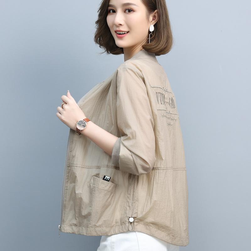 秋コーデ レディース ファッション 女性用 日焼け防止 服 カーディガン ジャケット ラウンドネック マザー 薄手 通気性 トップス