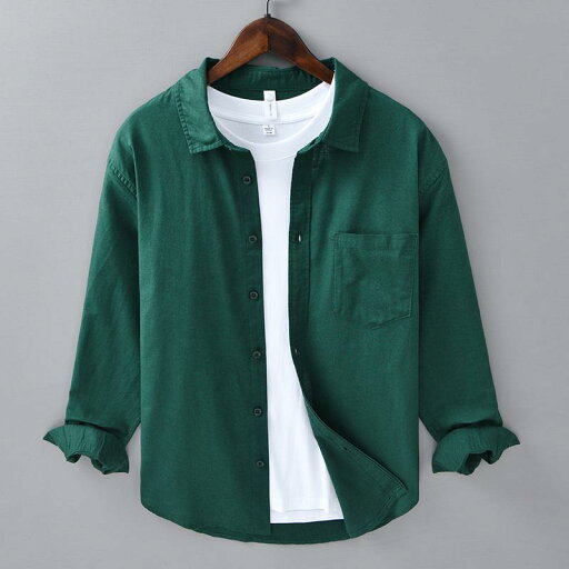 メンズ ファッション 服 男性用 オシャレ シンプル 大人 かっこいい 大きいサイズ ストリート 紳士服 リネン 長袖 無地 シャツ 夏 着 カジュアル 通気性 綿 リネン 生地 シャツ アウターウェア メンズ ファッション 服 男性用 オシャレ シンプル 大人 かっこいい 大きいサイズ ストリート 紳士服 リネン 長袖 無地 シャツ 夏 着 カジュアル 通気性 綿 リネン 生地 シャツ アウターウェア