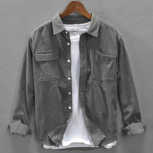 メンズ ファッション 服 男性用 オシャレ シンプル 大人 かっこいい 大きいサイズ ストリート 紳士服 ワークシャツ ジャケット カジュアル ジャケット コーデュロイシャツ トップス メンズ ファッション 服 男性用 オシャレ シンプル 大人 かっこいい 大きいサイズ ストリート 紳士服 ワークシャツ ジャケット カジュアル ジャケット コーデュロイシャツ トップス