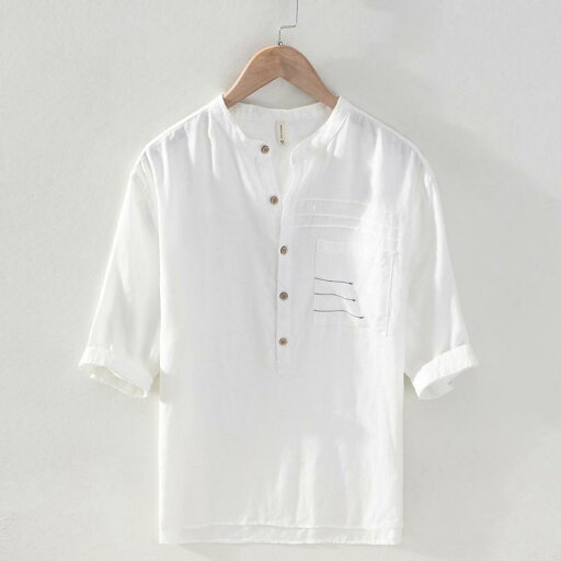 メンズ ファッション 服 男性用 オシャレ シンプル 大人 かっこいい 大きいサイズ ストリート 紳士服 七分袖 T シャツ レトロ カジュアル コットン リネン 生地 ミッド スリーブ シャツ リネンシャツ メンズ ファッション 服 男性用 オシャレ シンプル 大人 かっこいい 大きいサイズ ストリート 紳士服 七分袖 T シャツ レトロ カジュアル コットン リネン 生地 ミッド スリーブ シャツ リネンシャツ