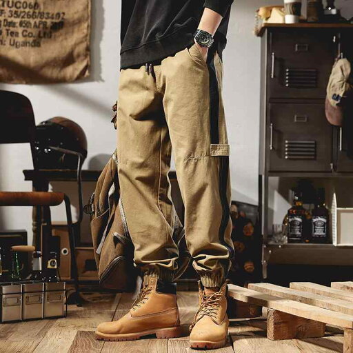 メンズ ファッション 服 男性用 オシャレ シンプル 大人 かっこいい 大きいサイズ ストリート 紳士服 機能的 ワークパンツ ゆったり カラー ブロック ズボン アメリカン レトロ カジュアル パンツ メンズ ファッション 服 男性用 オシャレ シンプル 大人 かっこいい 大きいサイズ ストリート 紳士服 機能的 ワークパンツ ゆったり カラー ブロック ズボン アメリカン レトロ カジュアル パンツ