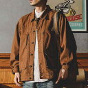 メンズ ファッション 服 男性用 オシャレ シンプル 大人 かっこいい 大きいサイズ ストリート 紳士服 アメリカン ヘビーウェイト レトロ デニムジャケット ゆったり アミ カーキ カジュアル ワークジャケット