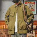 メンズ ファッション 服 男性用 オシャレ シンプル 大人 かっこいい 大きいサイズ ストリート 紳士服 アメリカン ヘビーウェイト レトロ ワークシャツ 長袖 アウター マウンテン シャツ カジュアル ジャケット