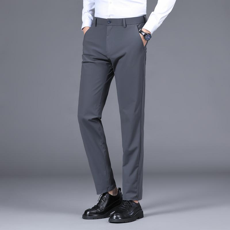 メンズ ファッション 服 男性用 オシャレ シンプル 大人 かっこいい ストリート ビジネス カジュアル パンツ 薄手 冷感 シワ防止 ストレッチ ストレート ズボン