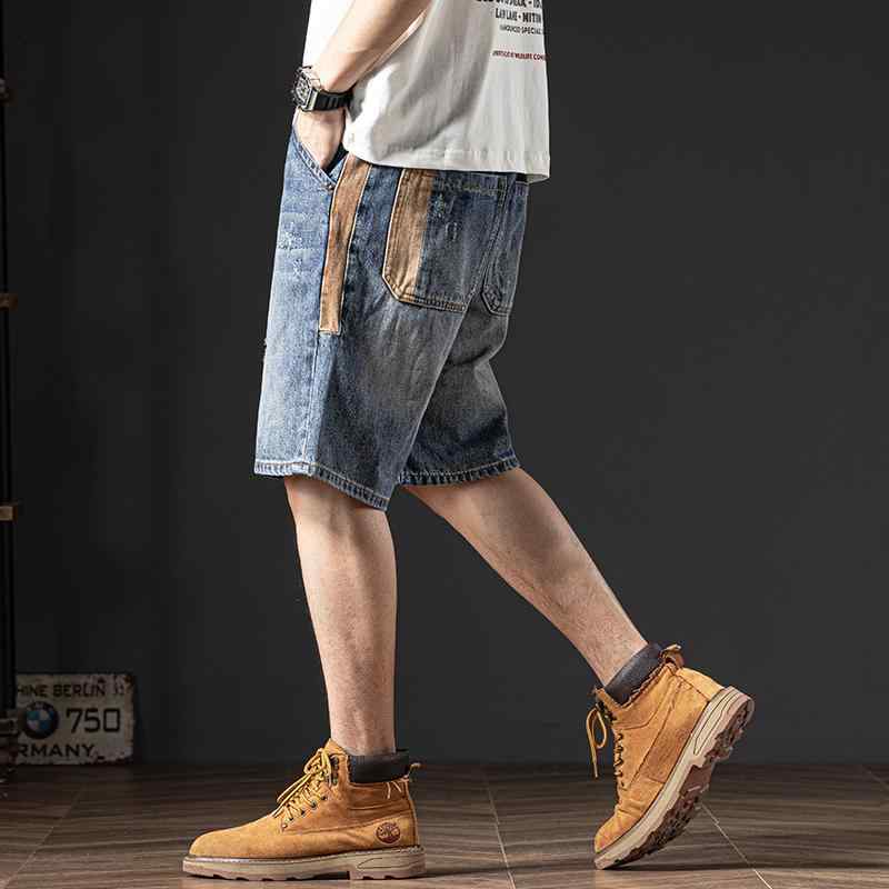 メンズ ファッション 服 男性用 オシャレ シンプル 大人 かっこいい ストリート デニムパンツ サマー ..