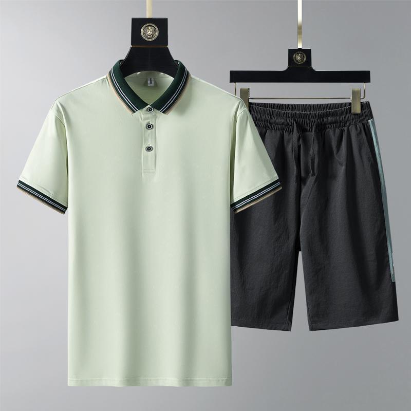 メンズ ファッション 服 男性用 オシャレ シンプル 大人 かっこいい ストリート 秋コーデ スーツ 半袖 シャツ 綿 トップス ポロ シャツ ツーピース スーツ