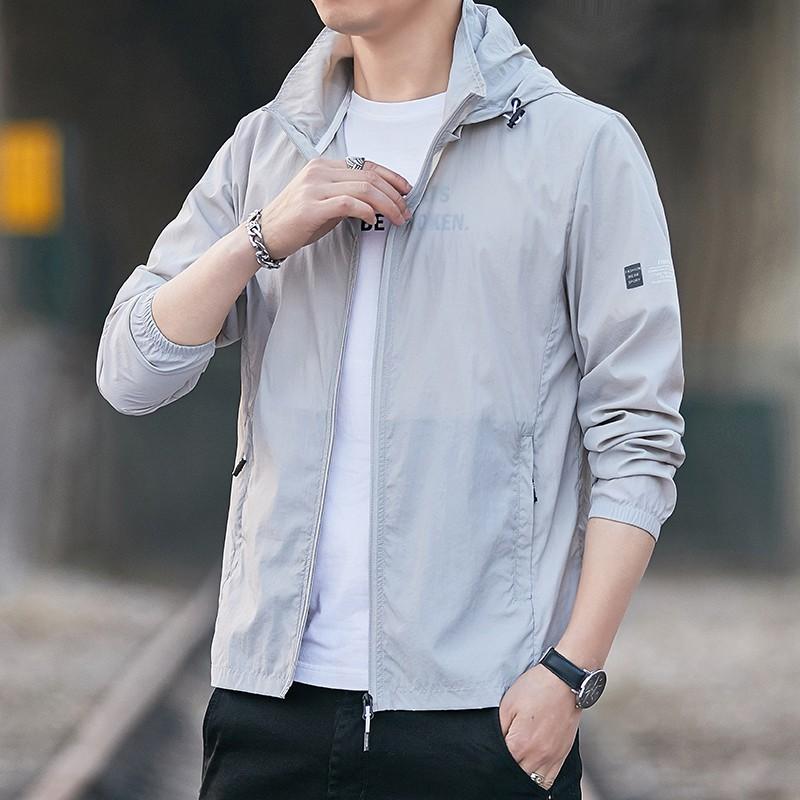 メンズ ファッション 服 男性用 オシャレ シンプル 大人 かっこいい ストリート 秋冬コーデ 日焼け防止 服 フード付き スタンドカラー アウトドア 釣り 日焼け防止 服 軽量 フード ジャケット 服