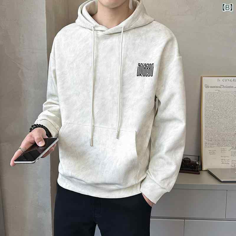 メンズ ファッション 服 男性用 オシャレ シンプル 大人 かっこいい ストリート コーデ フード付き スウェット シャツ アメリカン カモフラージュ 長袖 カジュアル トップス
