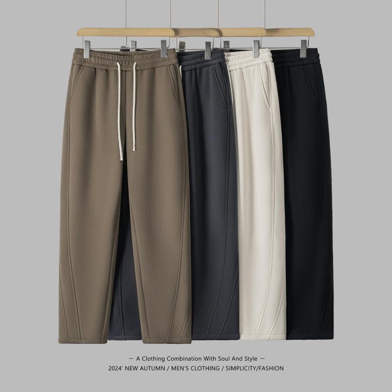 秋　冬 コーデ メンズ 服 シンプル ファッション オシャレ 大人 かっこいい 大きいサイズ ストリート 紳士服 カジュアル パンツ ストレート 暖かい スポーツ ロング