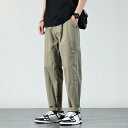 メンズ ファッション 服 男性用 オシャレ シンプル 大人 かっこいい 大きいサイズ ストリート 紳士服 薄手 カジュアル パンツ 夏 ゆったり テーパード ロング パンツ