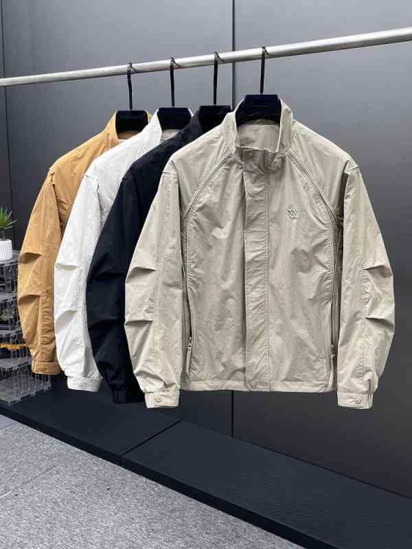 メンズ ファッション 服 男性用 オシャレ シンプル 大人 かっこいい ストリート 秋　冬コーデ スタンドカラー ジャケット クール 薄手 ジャケット