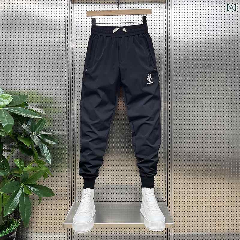 メンズ ファッション 服 男性用 オシャレ シンプル 大人 かっこいい ストリート 秋　冬コーデ カジュアル パンツ ゆったり スポーツ パンツ 速乾 スウェット パンツ