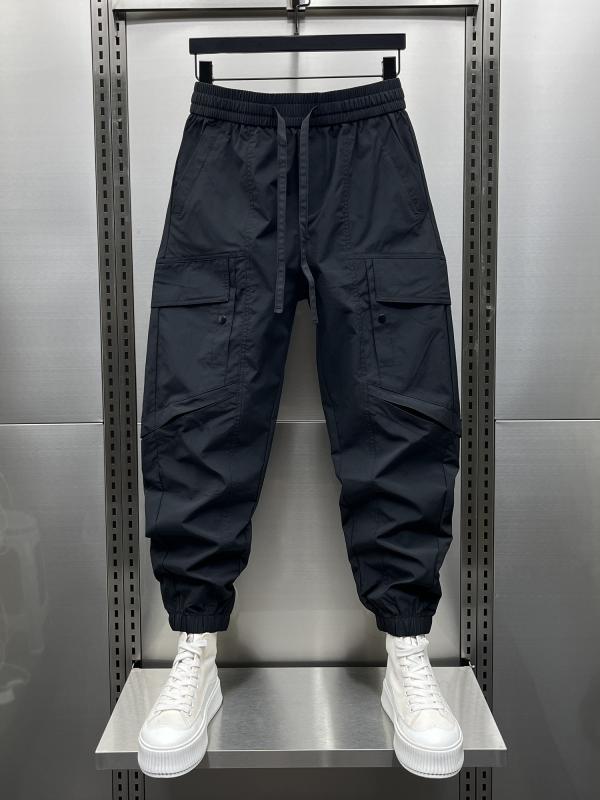 メンズ ファッション 服 男性用 オシャレ シンプル 大人 かっこいい ストリート コーデ ワーク パンツ ゆったり 大きいポケット ストレート レッグ 9分丈丈丈丈丈丈 パンツ スポーツ パンツ