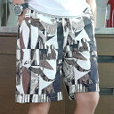 メンズ ファッション 服 男性用 オシャレ シンプル 大人 かっこいい 大きいサイズ ストリート 紳士服 夏 薄手 花柄 ズボン ハーフ パンツ アウトドア 着 パンツ ハーフ パンツ ビーチ パンツ