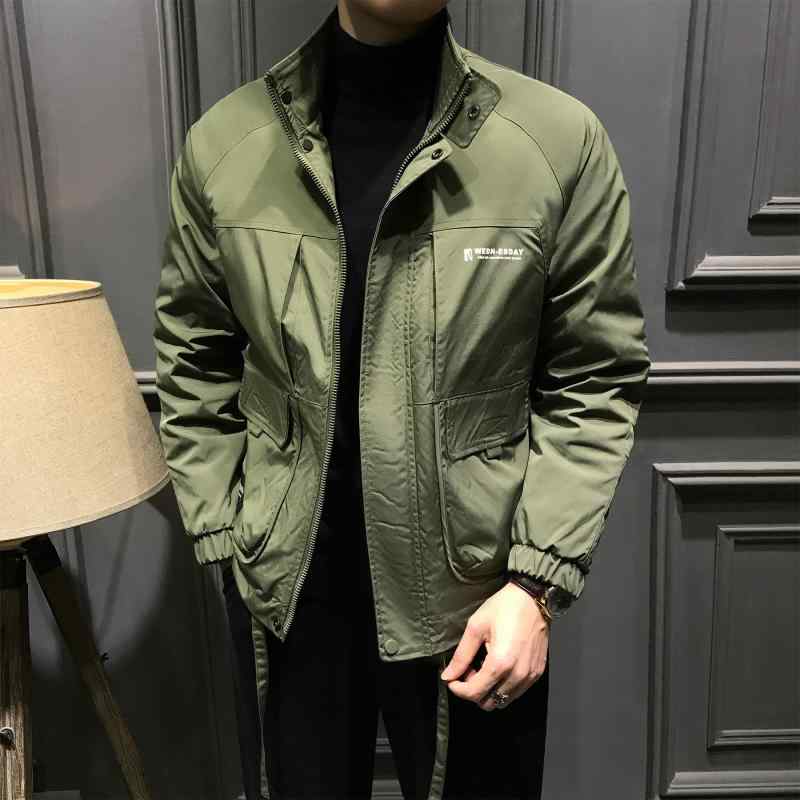 メンズ ファッション 服 男性用 オシャレ シンプル 大人 かっこいい 大きいサイズ ストリート 紳士服 ハイエンド 暖かい ジャケット スタンドカラー 薄手 コットンジャケット カジュアル コットンジャケット