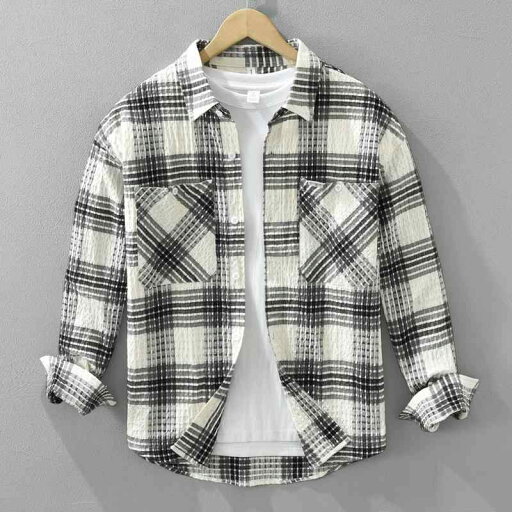 メンズ ファッション 服 男性用 オシャレ シンプル 大人 かっこいい 大きいサイズ ストリート 紳士服 チェック柄 長袖 シャツ カジュアル シャツ ジャケット メンズ ファッション 服 男性用 オシャレ シンプル 大人 かっこいい 大きいサイズ ストリート 紳士服 チェック柄 長袖 シャツ カジュアル シャツ ジャケット