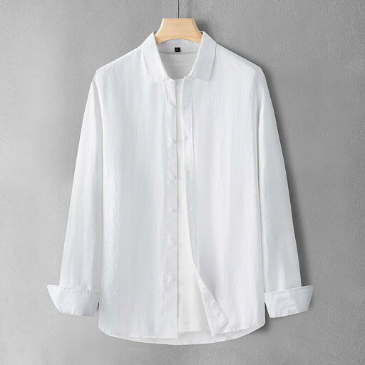 メンズ ファッション 服 男性用 オシャレ シンプル 大人 かっこいい 大きいサイズ ストリート 紳士服 薄手 ハイエンド リネン 長袖 白 シャツ カジュアル リネン ビジネス シャツ 通気性 ジャケット メンズ ファッション 服 男性用 オシャレ シンプル 大人 かっこいい 大きいサイズ ストリート 紳士服 薄手 ハイエンド リネン 長袖 白 シャツ カジュアル リネン ビジネス シャツ 通気性 ジャケット