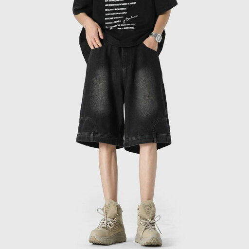 メンズ ファッション 服 男性用 オシャレ シンプル 大人 かっこいい 大きいサイズ ストリート 紳士服 パンツ 夏 五分丈 パンツ 逆 デニムショートパンツ メンズ ファッション 服 男性用 オシャレ シンプル 大人 かっこいい 大きいサイズ ストリート 紳士服 パンツ 夏 五分丈 パンツ 逆 デニムショートパンツ