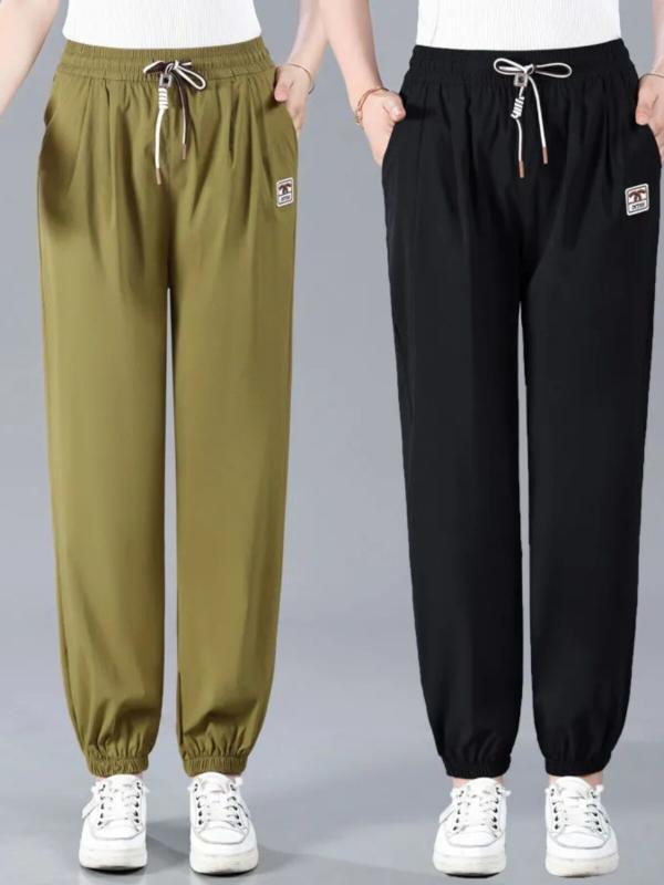 レディース パンツ レディース ゆったり ウエストゴム