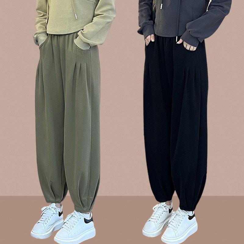 レディース パンツ カジュアル クロップド パンツ キャロット ジョガー スポーツ