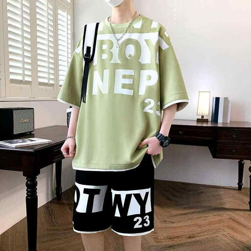 メンズ ファッション 服 男性用 オシャレ シンプル 大人 かっこいい 大きいサイズ ストリート 紳士服 スポーツウェア スーツ 夏 ラウンドネック プリント 半袖 パンツ カジュアル セット メンズ ファッション 服 男性用 オシャレ シンプル 大人 かっこいい 大きいサイズ ストリート 紳士服 スポーツウェア スーツ 夏 ラウンドネック プリント 半袖 パンツ カジュアル セット