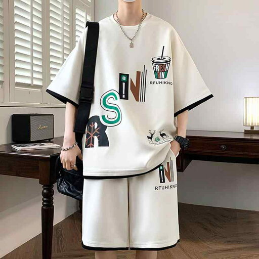 メンズ ファッション 服 男性用 オシャレ シンプル 大人 かっこいい 大きいサイズ ストリート 紳士服 半袖 ショート パンツ スーツ 夏 ツーピース T シャツ セット カジュアル スポーツ ツーピース スーツ メンズ ファッション 服 男性用 オシャレ シンプル 大人 かっこいい 大きいサイズ ストリート 紳士服 半袖 ショート パンツ スーツ 夏 ツーピース T シャツ セット カジュアル スポーツ ツーピース スーツ