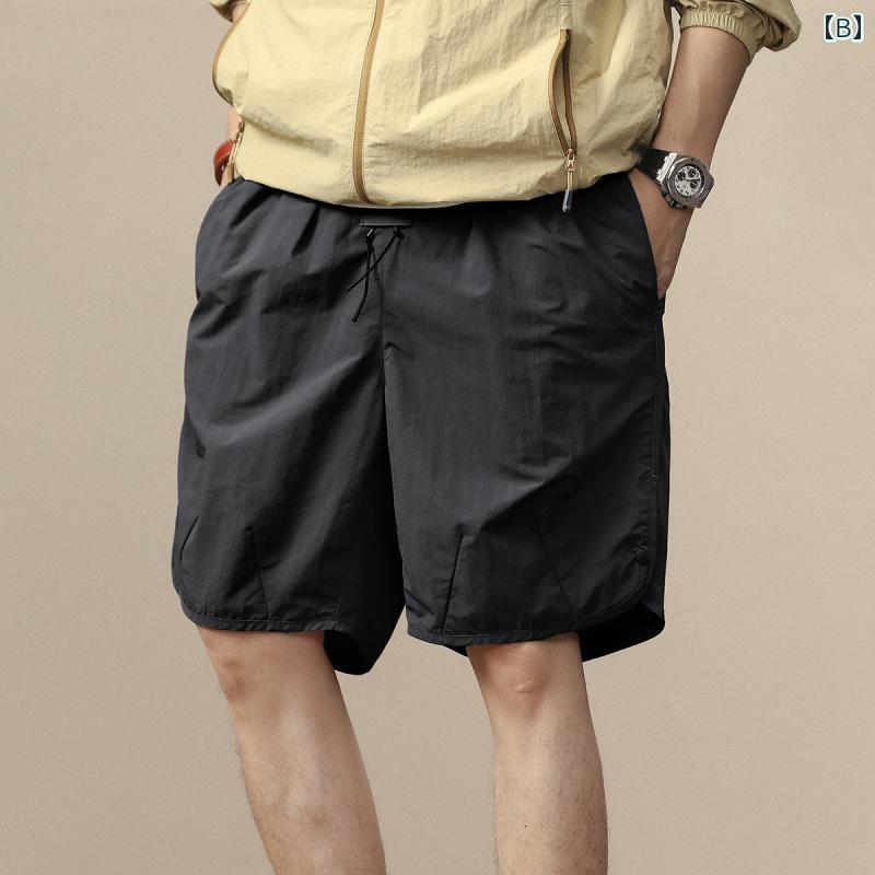 メンズ ファッション 服 男性用 オシャレ シンプル 大人 かっこいい 大きいサイズ ストリート 紳士服 アメリカン ソリッドカラー 冷感 ショート パンツ 夏 アウトドア ワークウェア カジュアル ブレスト ハーフ パンツ