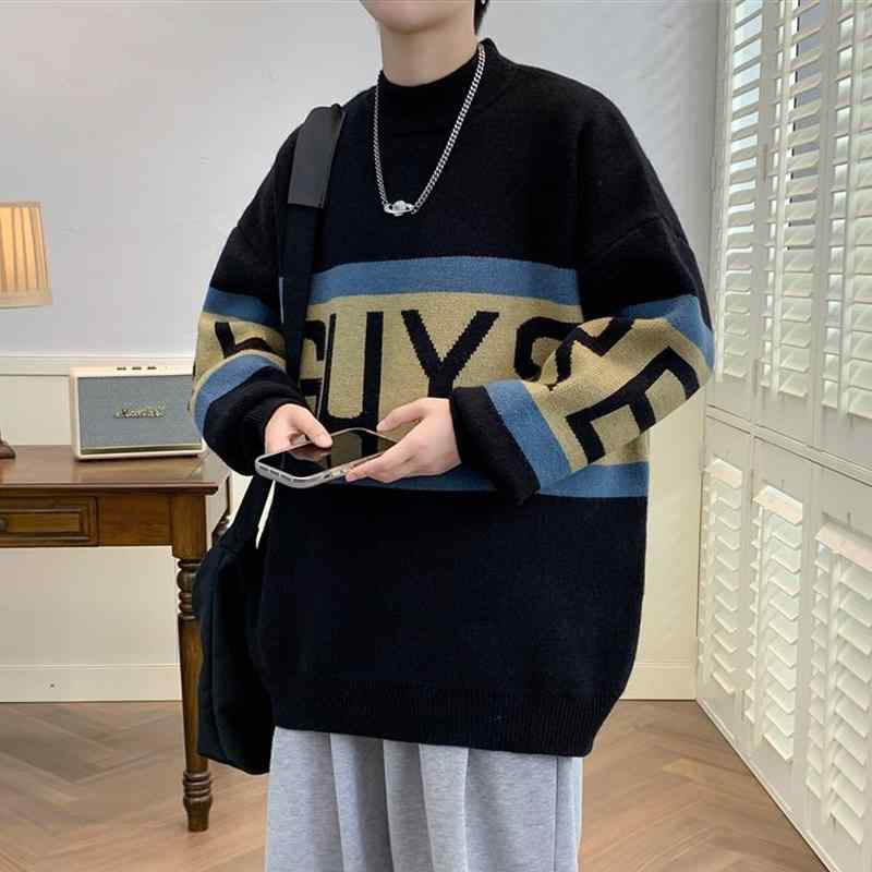 メンズ ファッション 服 男性用 オシャレ シンプル 大人 かっこいい 大きいサイズ ストリート 紳士服 ハーフ タートルネックセーター ベルベット 厚手 スタイル セーター ジャケット