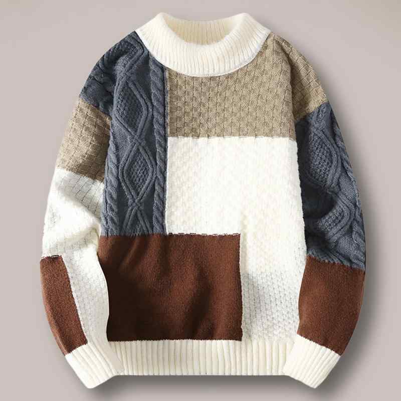 メンズ ファッション 服 男性用 オシャレ シンプル 大人 かっこいい 大きいサイズ ストリート 紳士服 セーター ベルベット 厚手 ハーフ タートルネック レイヤリング セーター ウール セーター