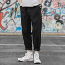 メンズ ファッション 服 男性用 オシャレ シンプル 大人 かっこいい 大きいサイズ ストリート 紳士服 リネン 九分丈 パンツ 夏 細 カジュアル パンツ ストレート 綿麻 パンツ