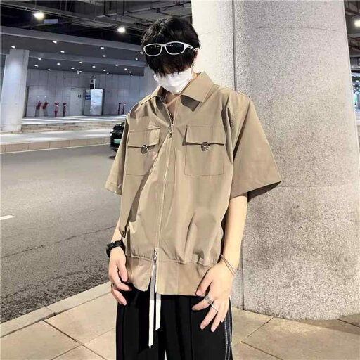 メンズ ファッション 服 男性用 オシャレ シンプル 大人 かっこいい 大きいサイズ ストリート 紳士服 高級感 半袖 シャツ 夏 ショート ストリート ジャケット シャツ メンズ ファッション 服 男性用 オシャレ シンプル 大人 かっこいい 大きいサイズ ストリート 紳士服 高級感 半袖 シャツ 夏 ショート ストリート ジャケット シャツ