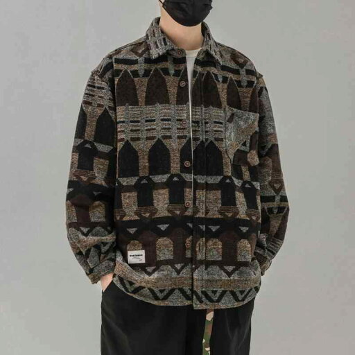 メンズ ファッション 服 男性用 オシャレ シンプル 大人 かっこいい 大きいサイズ ストリート 紳士服 厚手 ジャカード シャツ 長袖 カップル エスニック シャツ ジャケット メンズ ファッション 服 男性用 オシャレ シンプル 大人 かっこいい 大きいサイズ ストリート 紳士服 厚手 ジャカード シャツ 長袖 カップル エスニック シャツ ジャケット