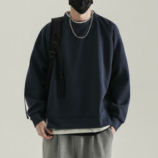 メンズ ファッション 服 男性用 オシャレ シンプル 大人 かっこいい 大きいサイズ ストリート 紳士服 無地 ラウンドネック フェイク ツーピース スウェットシャツ カジュアル プルオーバー トップス メンズ ファッション 服 男性用 オシャレ シンプル 大人 かっこいい 大きいサイズ ストリート 紳士服 無地 ラウンドネック フェイク ツーピース スウェットシャツ カジュアル プルオーバー トップス