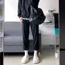 メンズ ファッション 服 男性用 オシャレ シンプル 大人 かっこいい 大きいサイズ ストリート 紳士服 ズボン スウェットパンツ 薄手 通気性 スポーツ トレーニング バスケットボール パンツ アメリカン カジュアル 黒 ズボン 綿
