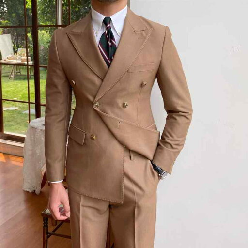 メンズ ファッション 服 男性用 オシャレ シンプル 大人 かっこいい 大きいサイズ ストリート 紳士服 レトロ スリム ダブルブレスト スーツ カラー スーツ ツーピース セット メンズ ファッション 服 男性用 オシャレ シンプル 大人 かっこいい 大きいサイズ ストリート 紳士服 レトロ スリム ダブルブレスト スーツ カラー スーツ ツーピース セット