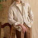 メンズ ファッション 服 男性用 オシャレ シンプル 大人 かっこいい 大きいサイズ ストリート 紳士服 100 リネン レトロ カジュアル ショート ジャケット レトロ カーキ 通気性 薄手 ジャケット