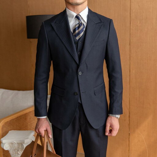 メンズ ファッション 服 男性用 オシャレ シンプル 大人 かっこいい 大きいサイズ ストリート 紳士服 ウール ストライプ スリーピーススーツ ー スリム ビジネス スーツ メンズ ファッション 服 男性用 オシャレ シンプル 大人 かっこいい 大きいサイズ ストリート 紳士服 ウール ストライプ スリーピーススーツ ー スリム ビジネス スーツ