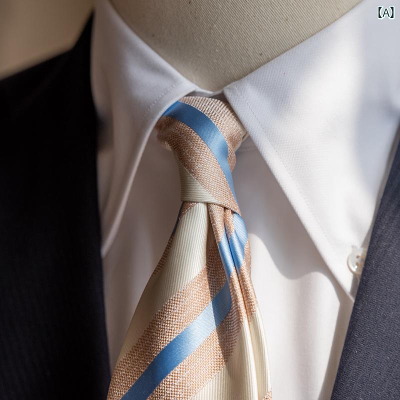 メンズ ファッション 服 男性用 オシャレ シンプル 大人 かっこいい 大きいサイズ ストリート 紳士服 淡い色 ストライプ アロー ワイド ネクタイ ビジネス カジュアル 通勤 スーツ アクセサリー