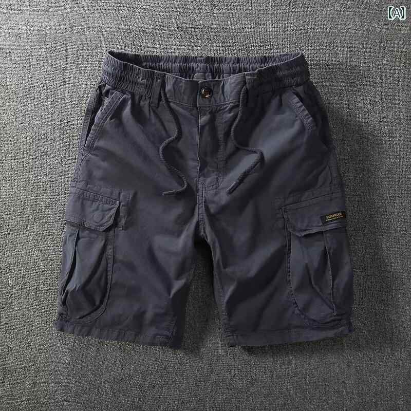 メンズ ファッション 服 男性用 オシャレ シンプル 大人 かっこいい 大きいサイズ ストリート 紳士服 ハーフ パンツ 夏 薄手 通気性 アメリカン スタイル アウター ハーフ パンツ 冷感 ミディアム パンツ