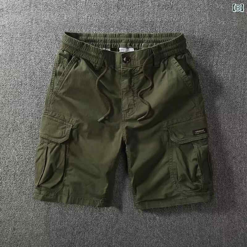 メンズ ファッション 服 男性用 オシャレ シンプル 大人 かっこいい 大きいサイズ ストリート 紳士服 ハーフ パンツ 夏 薄手 通気性 アメリカン スタイル アウター ハーフ パンツ 冷感 ミディアム パンツ