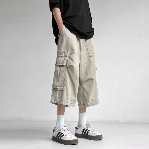 メンズ ファッション 服 男性用 オシャレ シンプル 大人 かっこいい 大きいサイズ ストリート 紳士服 アメリカン レトロ ビッグ ポケット ワークウェア クロップドパンツ 夏 ストレート ショート パンツ メンズ ファッション 服 男性用 オシャレ シンプル 大人 かっこいい 大きいサイズ ストリート 紳士服 アメリカン レトロ ビッグ ポケット ワークウェア クロップドパンツ 夏 ストレート ショート パンツ